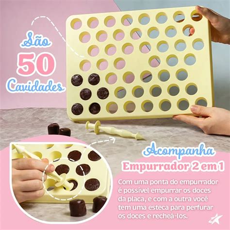 Placa Porcionadora Em Para Brigadeiros