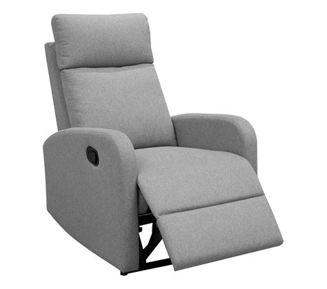 Fauteuil Relax Malcolm Tissu Gris Fauteuil But