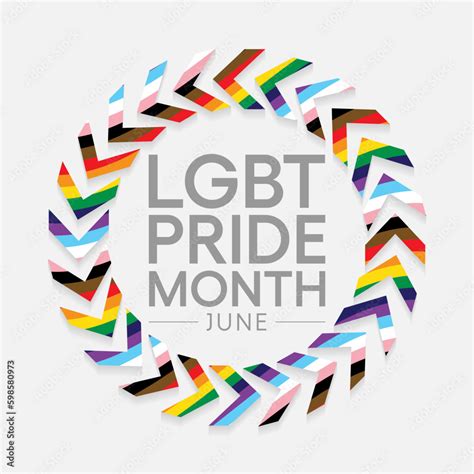 LGBTQ Pride Month Is Observed Every Year In June Vector Illustration