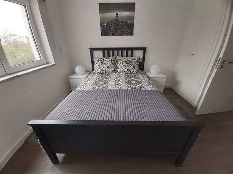 Cama De Casal Ikea Hemnes C Possibilidade De Incluir Colch O