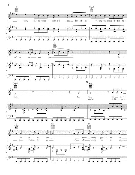 Once In A Lifetime By Keith Urban Piano Vocal Guitar Digital Sheet Music Sheet Music Plus