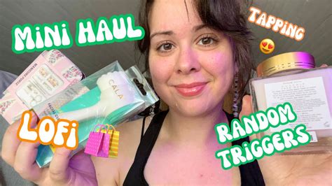 Fast Aggressive ASMR Mini Haul Sounds Tapping Scratching