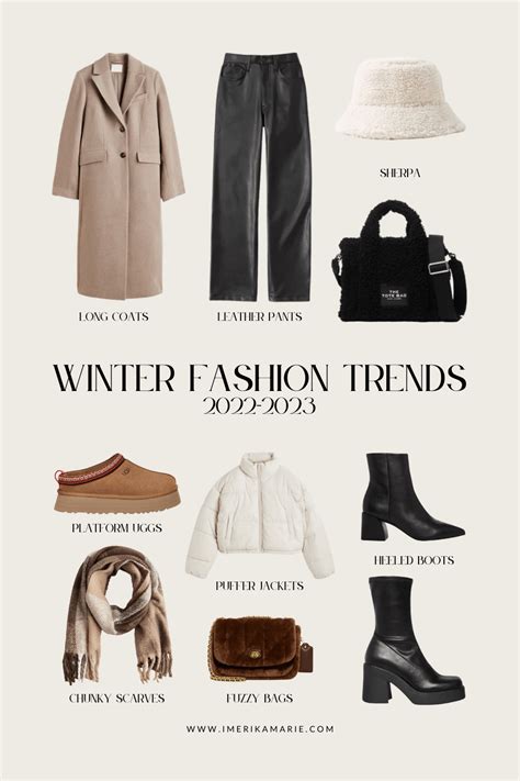 Winter 2022 2023 Fashion Trends How To Style Them Erika Marie