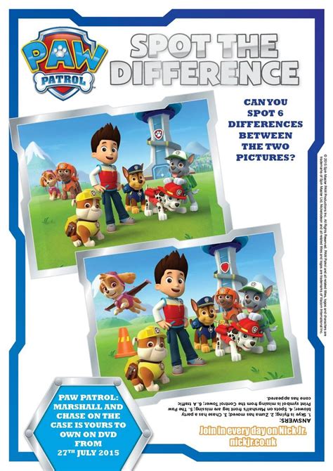 Free Paw Patrol Coloring Pages and Activity Sheets