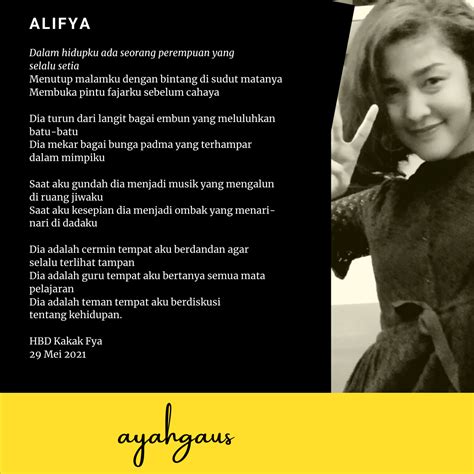 Puisi Alifya Ahmadgaus