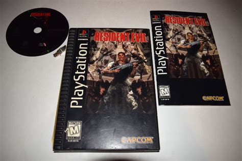 Resident Evil Long Box Playstation Ps1 Video Game Complete 13388210107