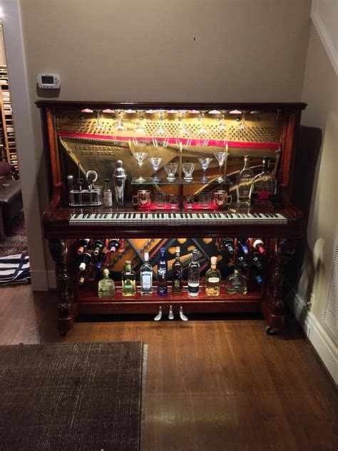 Piano Bar Re Purposed Upright Piano Piano Bar Piano Decor