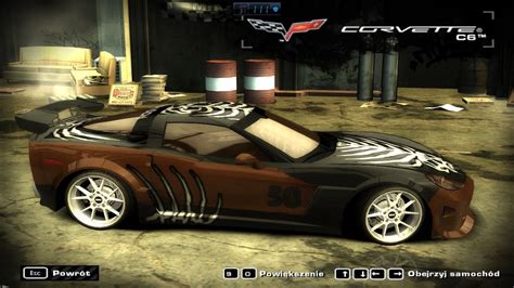 Nfs Most Wanted Chevrolet Corvette C Car Test Youtube