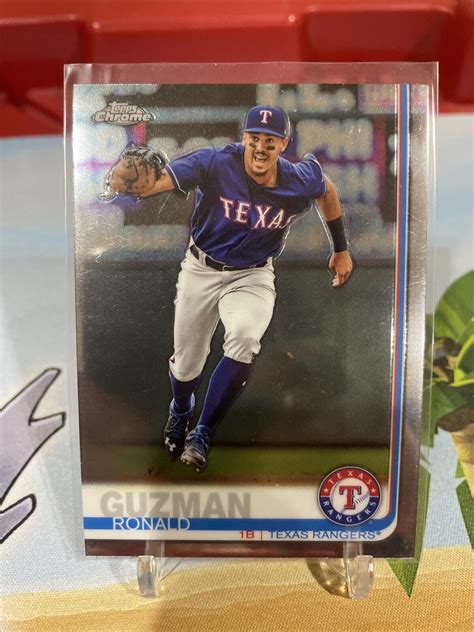 Topps Chrome Ronald Guzman Ebay