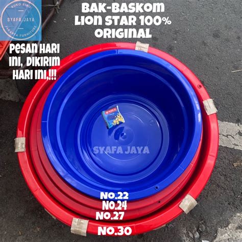 Jual Bak Plastik Lion Star Baskom Lion Star Ukuran 22 24 27 30