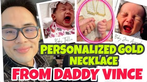 Team Tarah Update Gold Personalized Neck Regalo Ni Daddy Vince Sa Mga