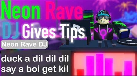 Neon Rave Dj Gives Tips On Retro Zone Tds Meme Youtube