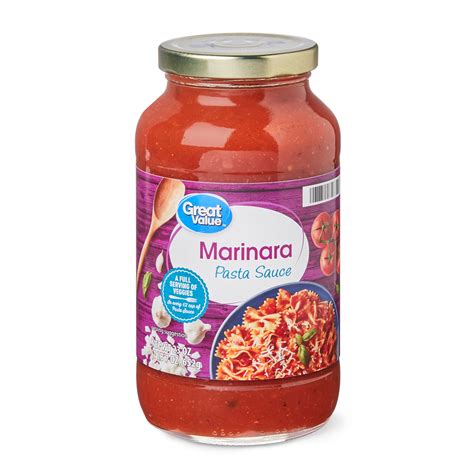 Great Value Marinara Pasta Sauce Oz Walmart