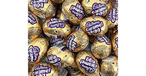 CADBURY Caramel Egg Candy, Milk Chocolate - Egg Filled with ...