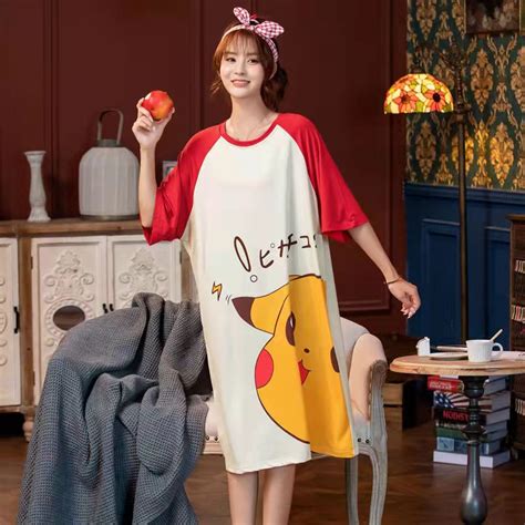 ️[ready Stock] Thickened Plus Fleece Nightgown Flannel Nightgown