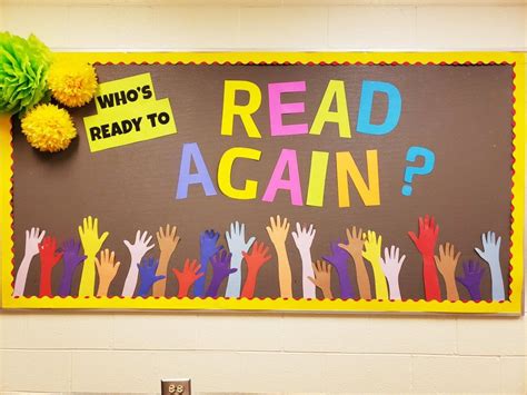 Welcome Back Library Board School Library Displays Library Book Displays Library Decor