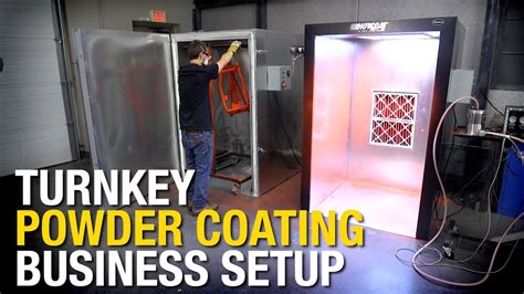 The PERFECT Turn Key Powder Coating Business Setup HotCoat Booth And