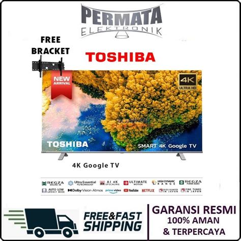 Jual TOSHIBA 65C350LP 4K UHD HDR Smart Google TV 65 Inch 65C350