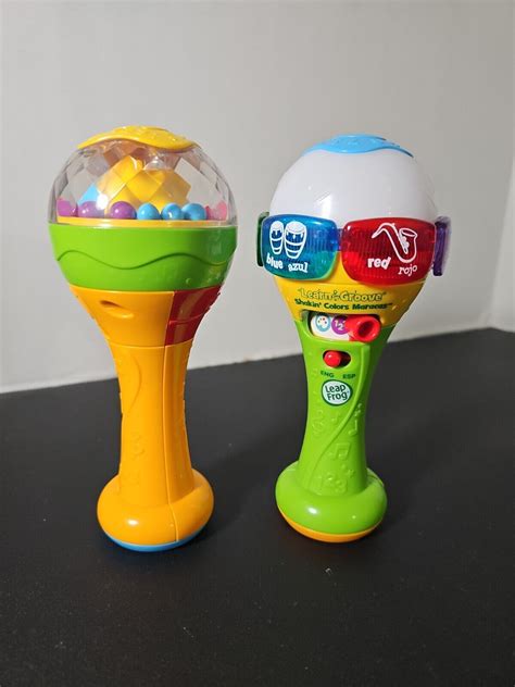 Leap Frog Learn Groove Shakin Color Maracas Motor Skills Counting