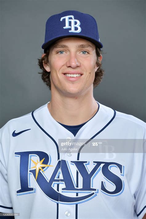 Tyler Glasnow Of The Tampa Bay Rays Poses For Picture Day On February