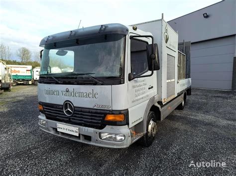 Mercedes Benz Atego 815 TUIN GARDEN JARDIN RAMPS Autotransporter