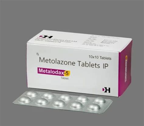 5mg Metolazone Tablet At ₹ 2540strip Kalali Vadodara Id 27438193562