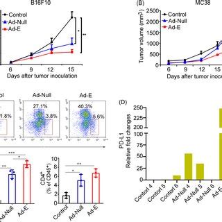 Ade Improved Antitumor Activity In Vivo A In The B F Model Mice