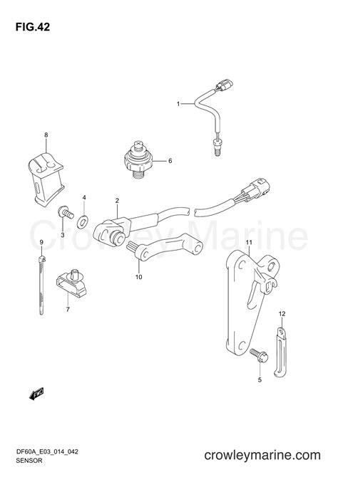 Sensor Df A E Serial Range Four Stroke Outboard Df A