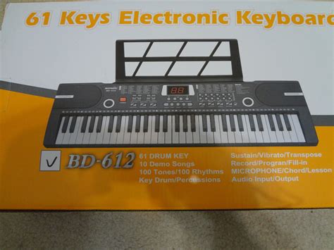 Camide 61 Keys Electronic Keyboard Teaching For Beginners BD 612 EBay