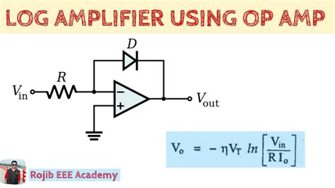 21 Log Amplifier Using Op Amp Bangla Youtube