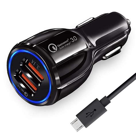 Ultra Fast Dualport Car Charger For Nokia 2720 Flip Original Qc Car