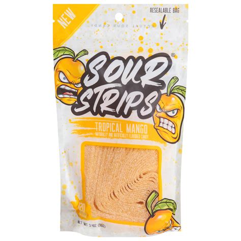 Sour Strips Tropical Mango - Shop Candy at H-E-B