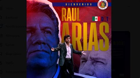 FAS ya tiene entrenador el mexicano Raúl Arias quien venció al Real