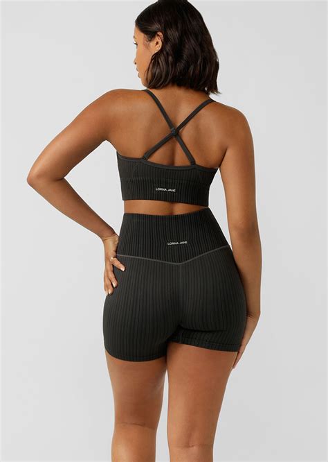 Seamless Swim Bike Short Black Lorna Jane Au