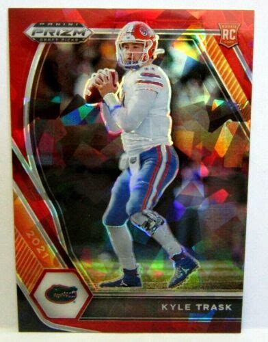 Kyle Trask Rc Panini Prizm Red Cracked Refractor Rookie Bucs Qb Rc