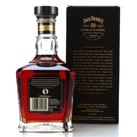 Jack Daniels Barrel Strength Single Barrel Whisky Auctioneer