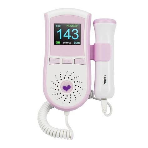 Buy Portable Color Lcd Display Pocket Fetal Doppler Prenatal Heart Baby