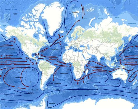 Map of Indian Ocean Monsoon and Trade Winds, wind and current chart ...