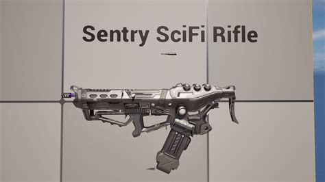 Sentry Sci Fi Rifle In Weapons Ue Marketplace