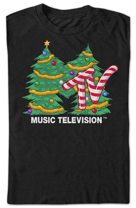 Christmas Tree Logo Mtv T Shirt