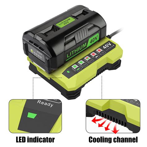 Antrobut Ah Replacement Ryobi V Battery And Charger Kit For Ryobi