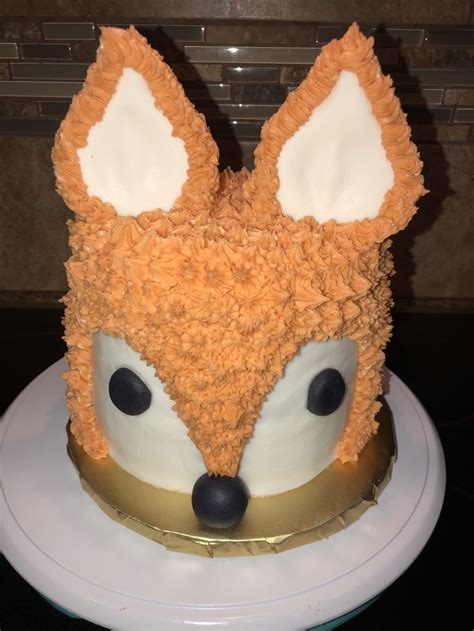 Fox Cake For One Year Old Smash Cake