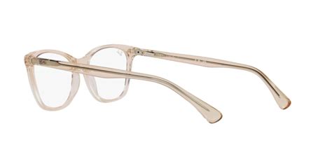 Buy Ray-Ban Transparent Light Brown Frame Clear Lens Online