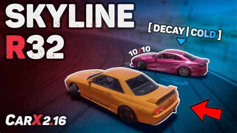 2 16 Настройки для LAST PRINCE Nissan Skyline R32 CarX Drift