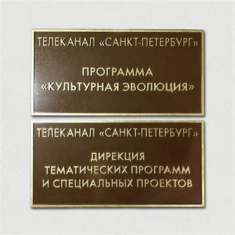 Табличка с названием организации | Таблички организаций на дверь офиса ...