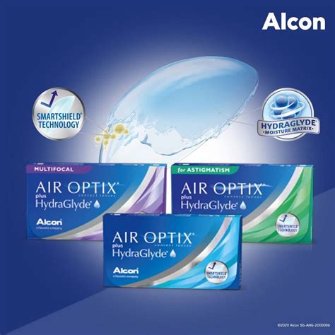 Alcon Air Optix Plus HydraGlyde For Astigmatism Lenses