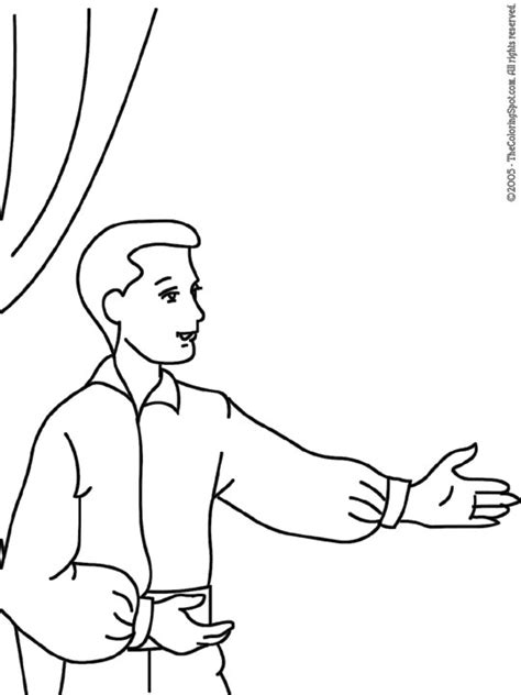 Actor Coloring Sheets Coloring Pages