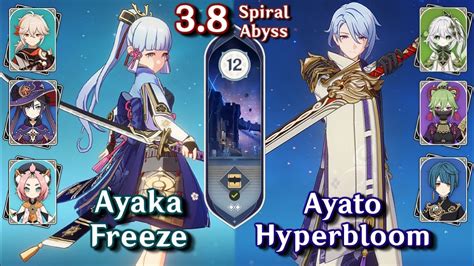 Spiral Abyss C Ayaka Freeze C Ayato Hyperbloom Floor