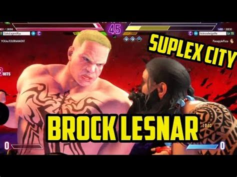 Street Fighter Brock Lesnar Avatar Online Battles Vs The Rock