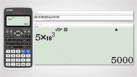 Exponential Function On Casio Fx 991EX Classwiz YouTube